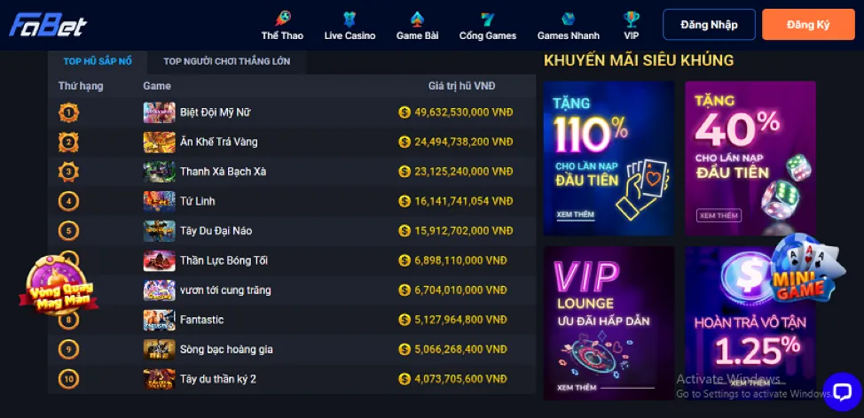 Khuyến mãi đá gà TV88